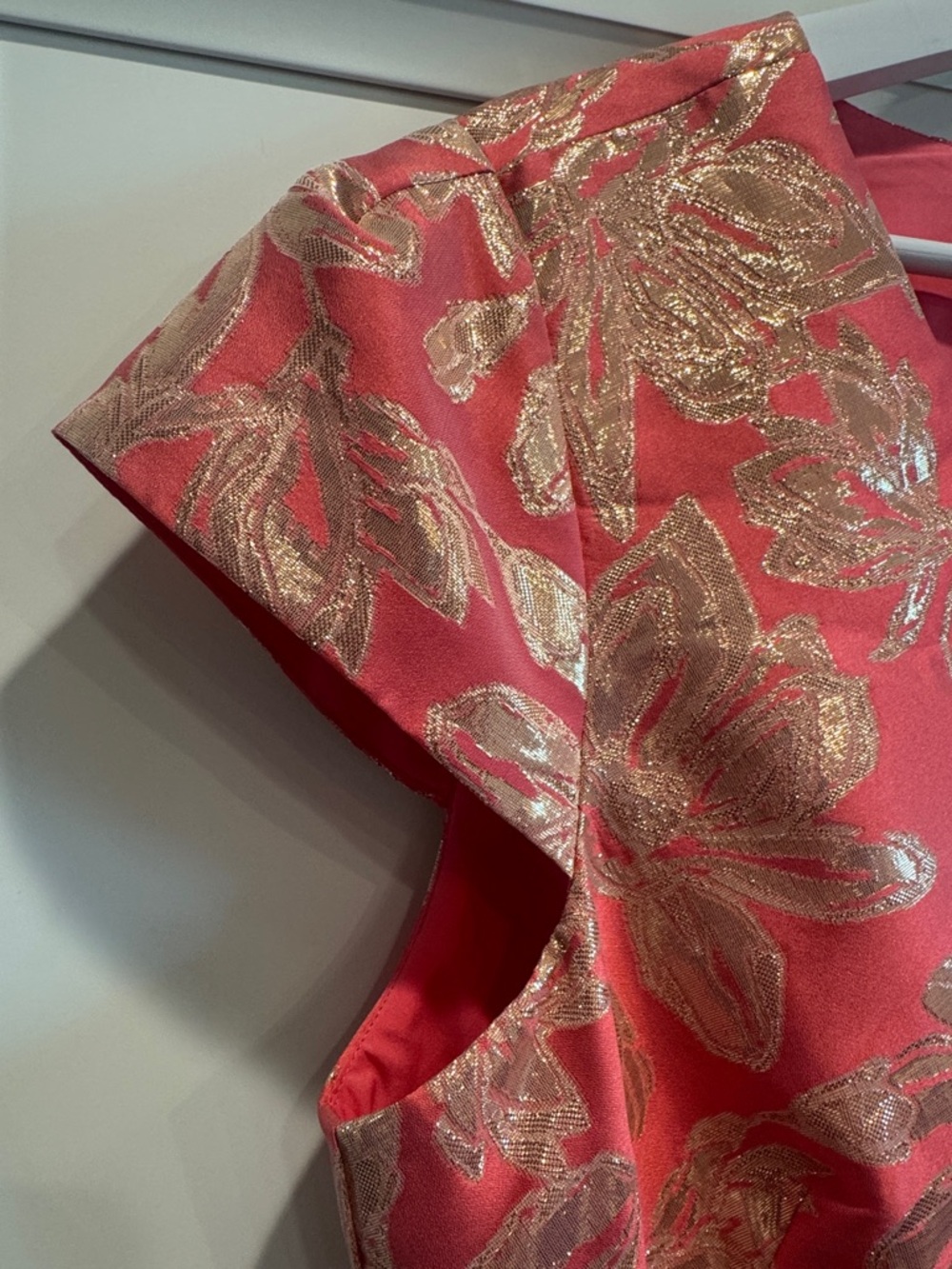 Vince Camuto Floral Jacquard Dress - Picture 5 of 8